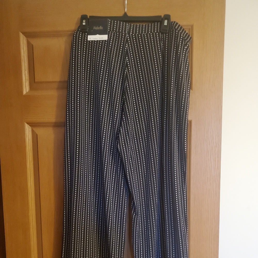 Rafaella NWT Slacks Gold Fringe bottom